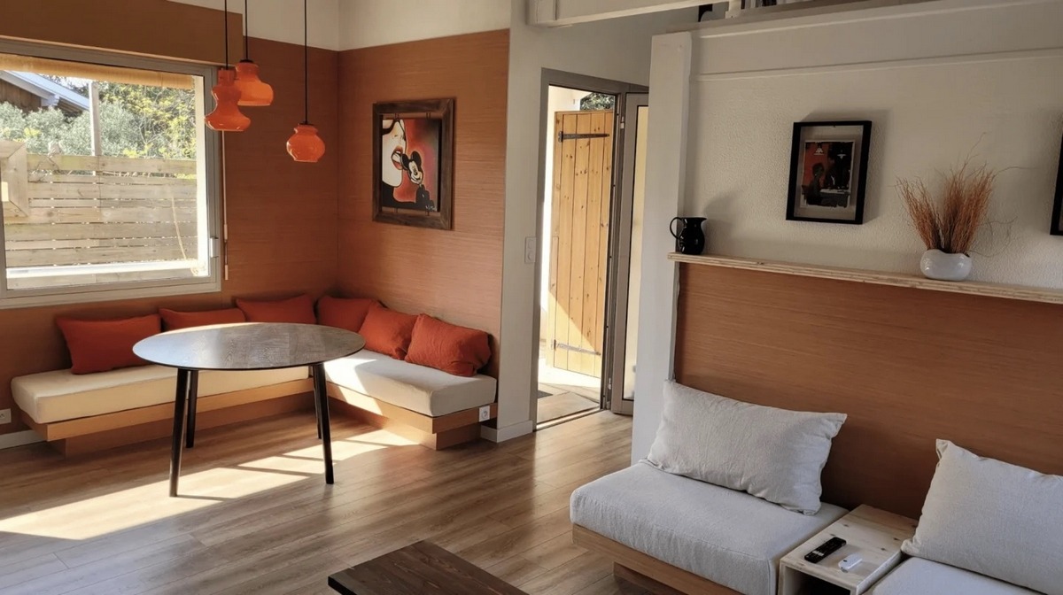 suspension trio orange 70s